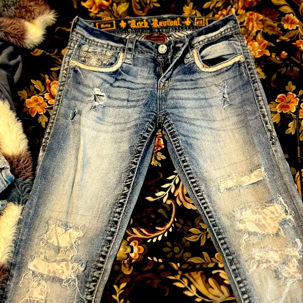 Rock Revival Betty Women's Blue Jeans